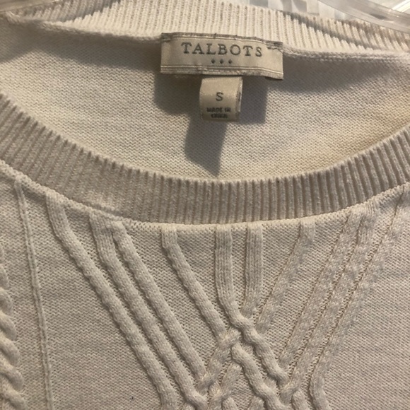Talbots Off-White Sweater - Picture 2 of 3